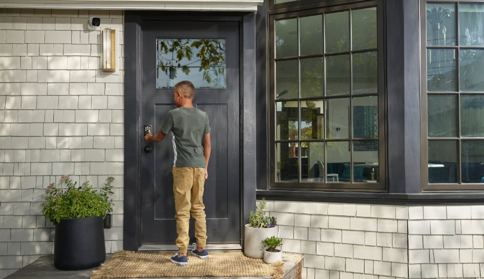 Vivint Smart Lock on home in Lubbock