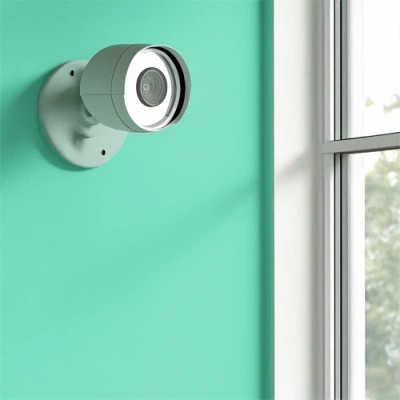 Lubbock vivint camera facing a window